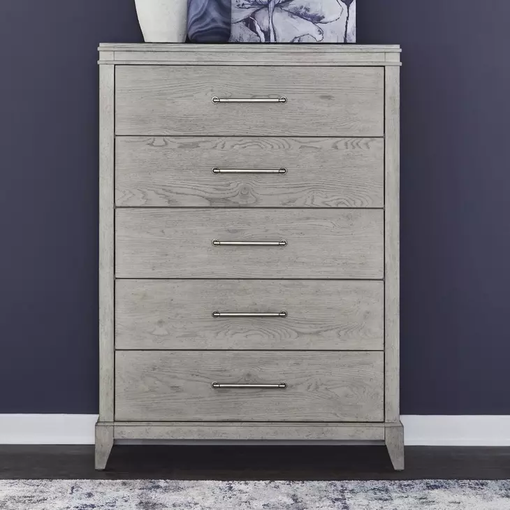 Newbury Sanctuary White 5 Drawer Chest