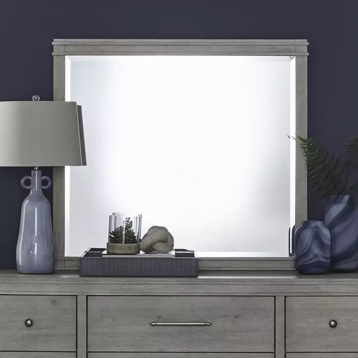 Newbury Sanctuary White Rectangular Dresser Mirror