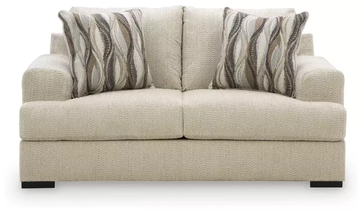 Jasmine Grove Oatmeal 71" Loveseat