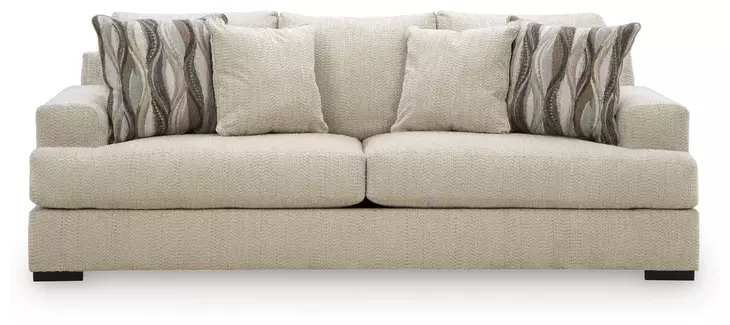 Jasmine Grove Oatmeal 97" Sofa