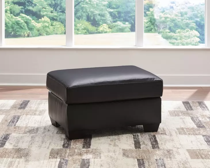 Gavello Midnight Upholstered Rectangular Ottoman
