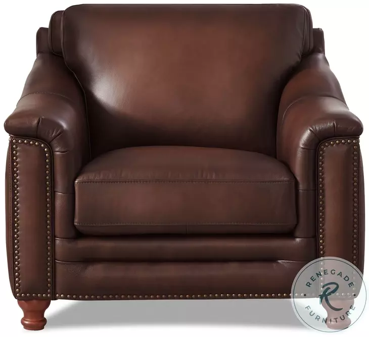 Bexley Caramel Top Grain Leather Chair