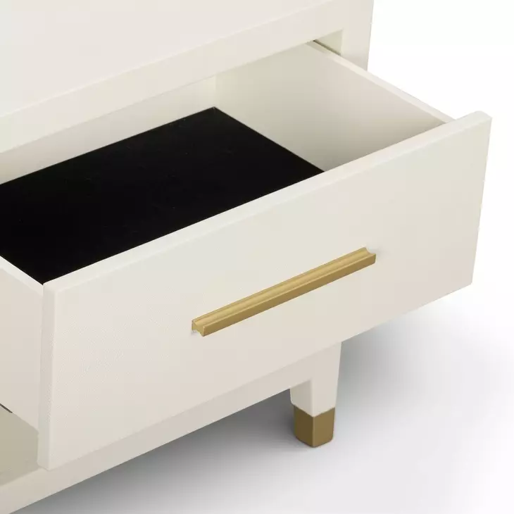 Dani Cream 1 Drawer Open Nightstand