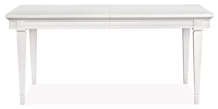 Willowbrook Egg Shell White Extendable Rectangular Dining Room Set