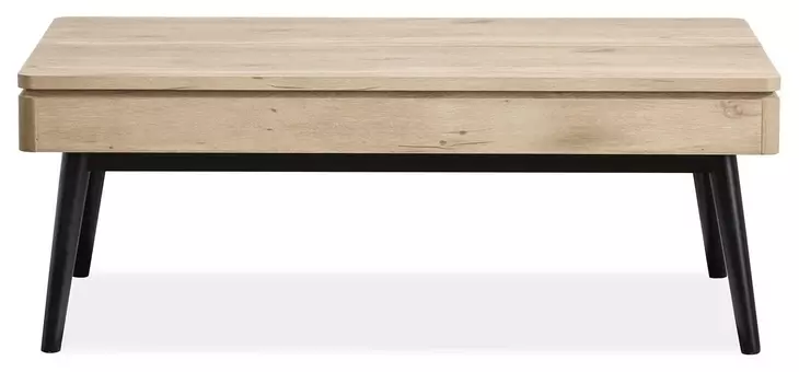 Craftsman Ridge Driftwood and Black Rectangular Lift Top Occassional Table Set