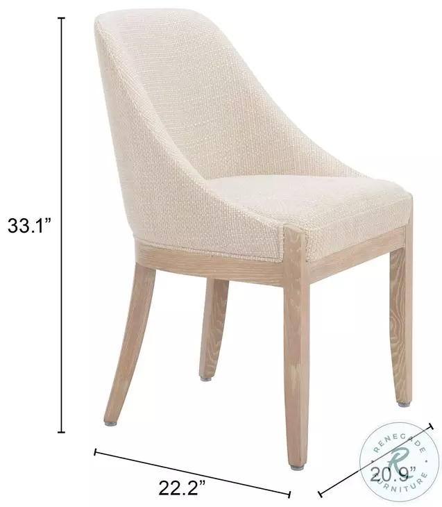 Calmo Beige Dining Chair