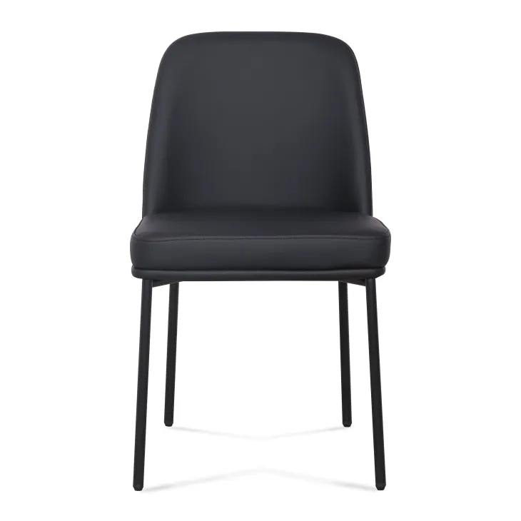 Sydney Black Upholstered Dining Chair Set of 2
