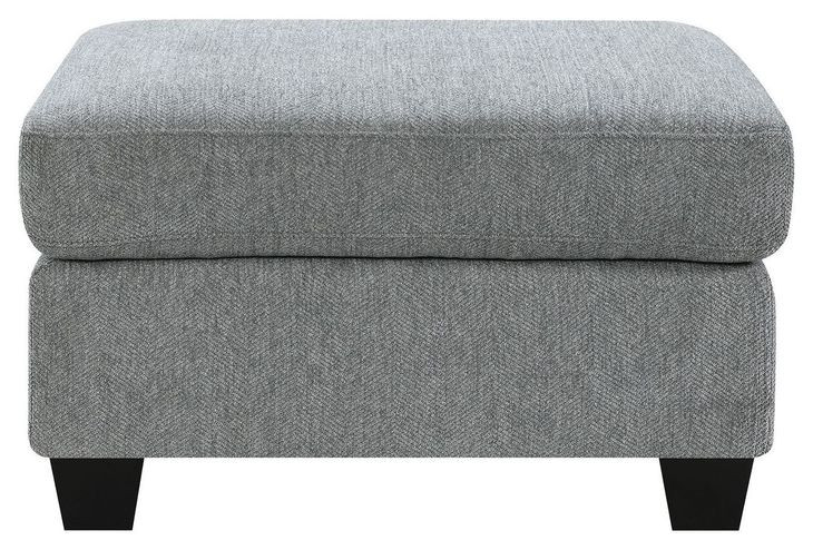 Baldwin Dalton Graphite Upholstered Rectangular Ottoman