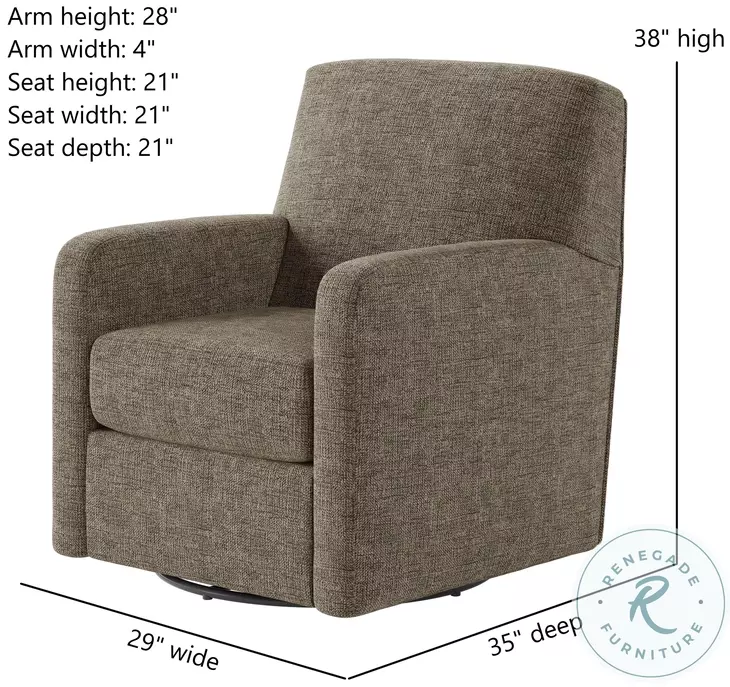 Flash Dance Brady Brindle Swivel Glider