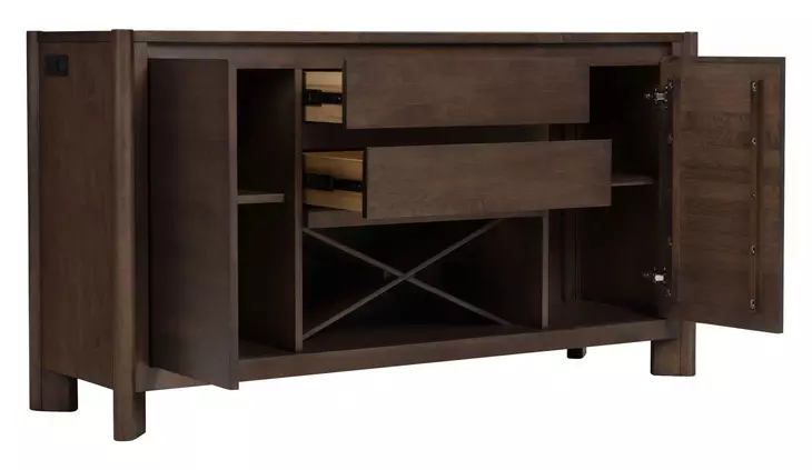 West End Saddle Brown Extendable Rectangular Dining Room Set