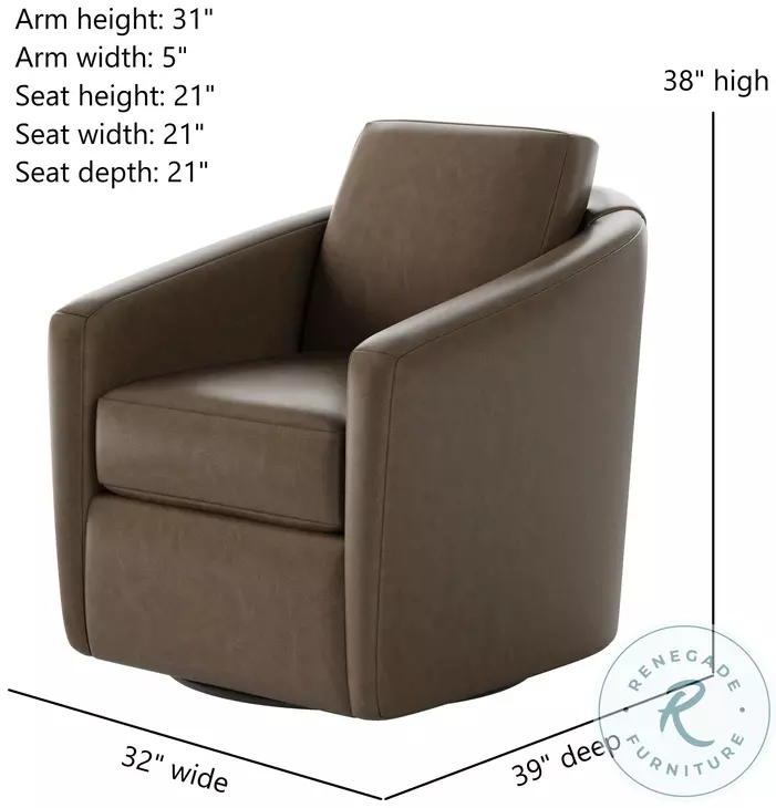 Daisey Passion Hickory Swivel Glider
