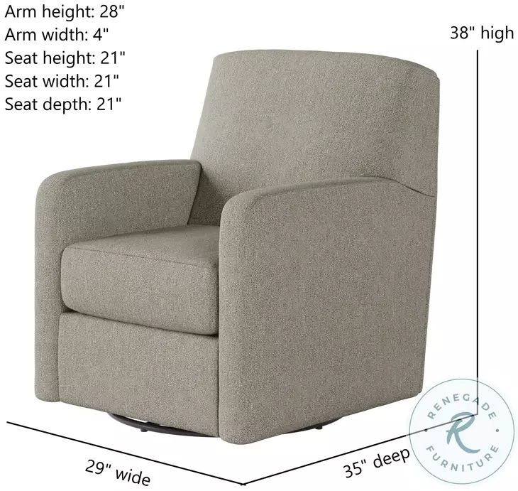 Flash Dance Halifax Antique Swivel Glider