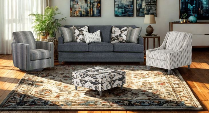 Argo Ash Recessed Arm Living Room Set