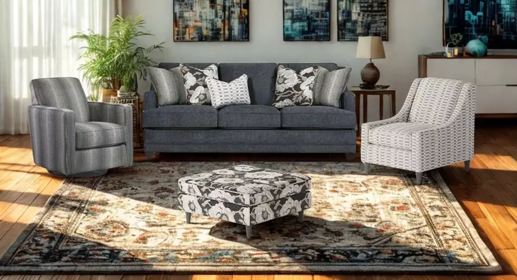 Argo Ash Gray 87" Sofa