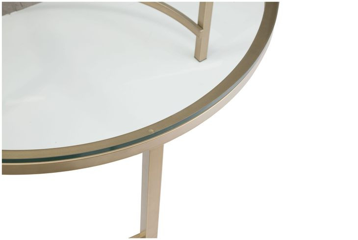 Anderson Antique Gold Round Coffee Table