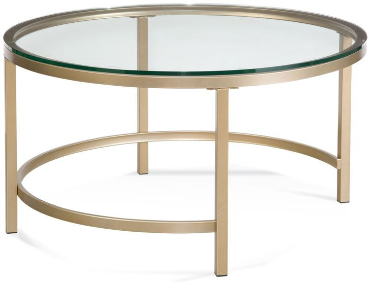 Anderson Antique Gold Round Occasional Table Set