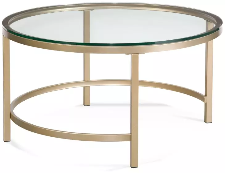 Anderson Antique Gold Round Occasional Table Set