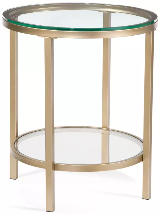 Anderson Antique Gold Round Occasional Table Set