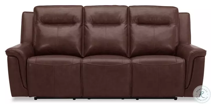 Avery Cognac Leather Power Reclining Sofa