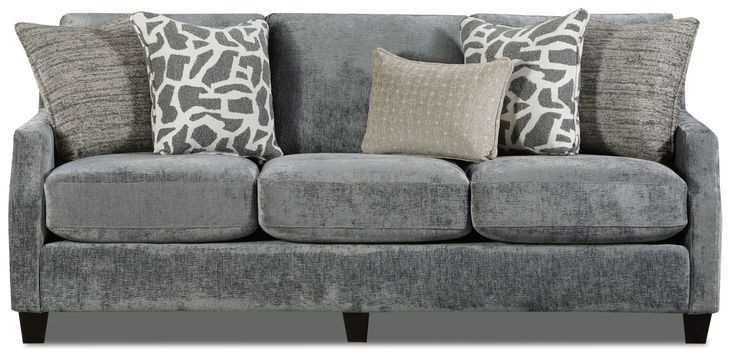 Scarborough Steel Blue 87" Sofa