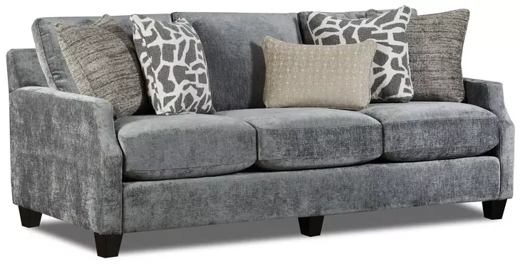 Scarborough Steel Blue 87" Sofa