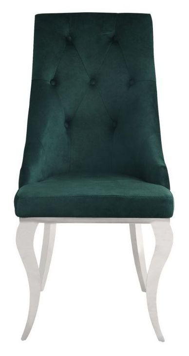 Dekel Green Upholstered Side Chair Set of 2