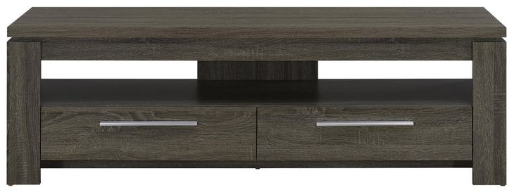 Elkton Weathered Grey TV Console