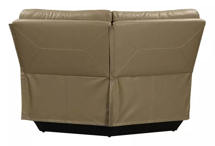 Camden Aline Toast Leather Corner Wedge