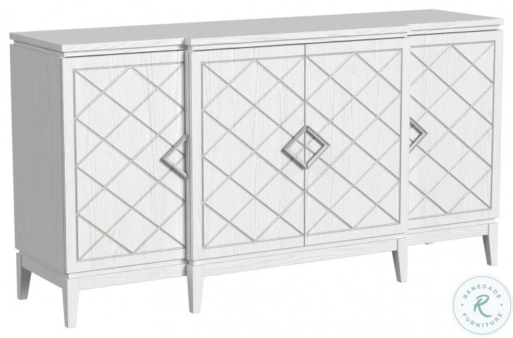 Farrow White 4 Door Server