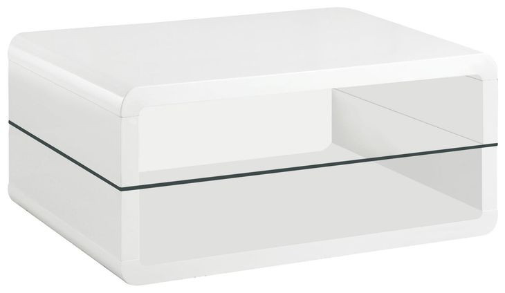 Elana Glossy White Coffee Table