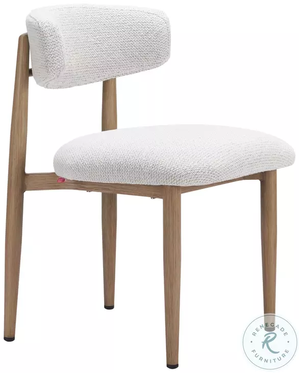 Bege White Dining Chair