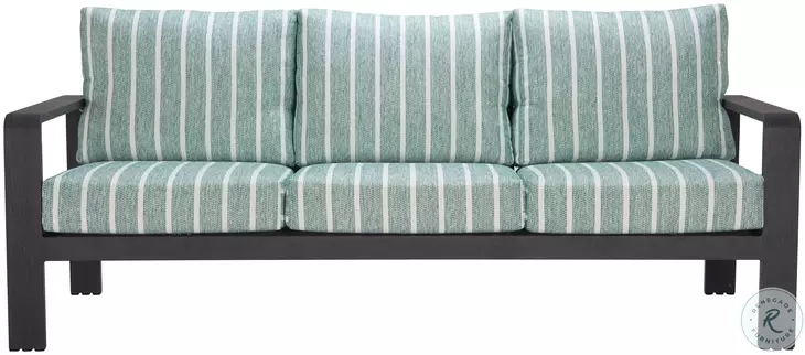 Rolig Green Performance Fabric 83" Outdoor Sofa