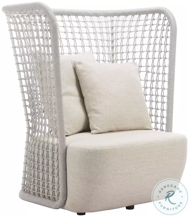 Hudu Beige Accent Chair