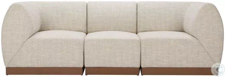 Christy Beige Armless Chair