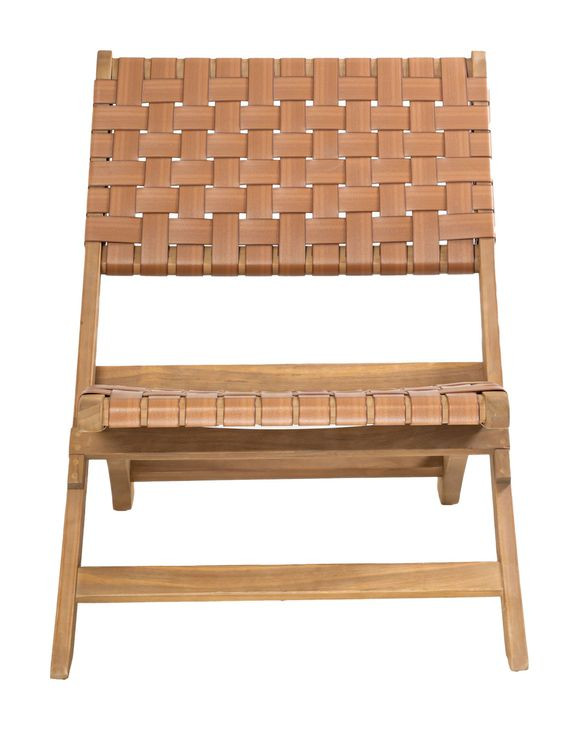 Sunflare Brown Upholstered Outdoor Lounge Chair