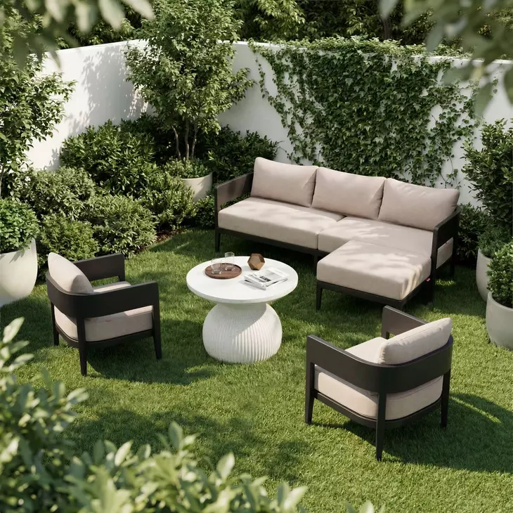 Foret Beige Outdoor Living Room Set
