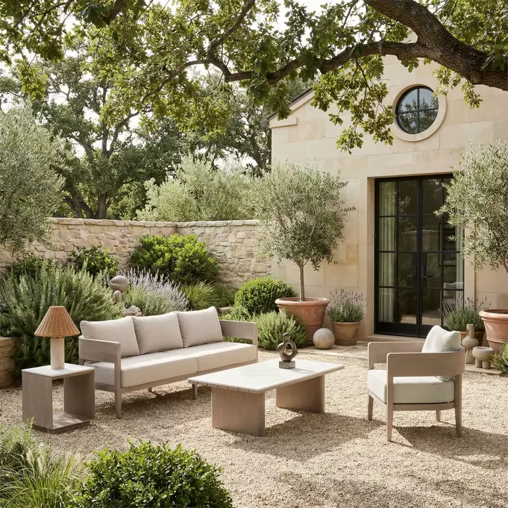 Foret Gray Outdoor 77" Sofa