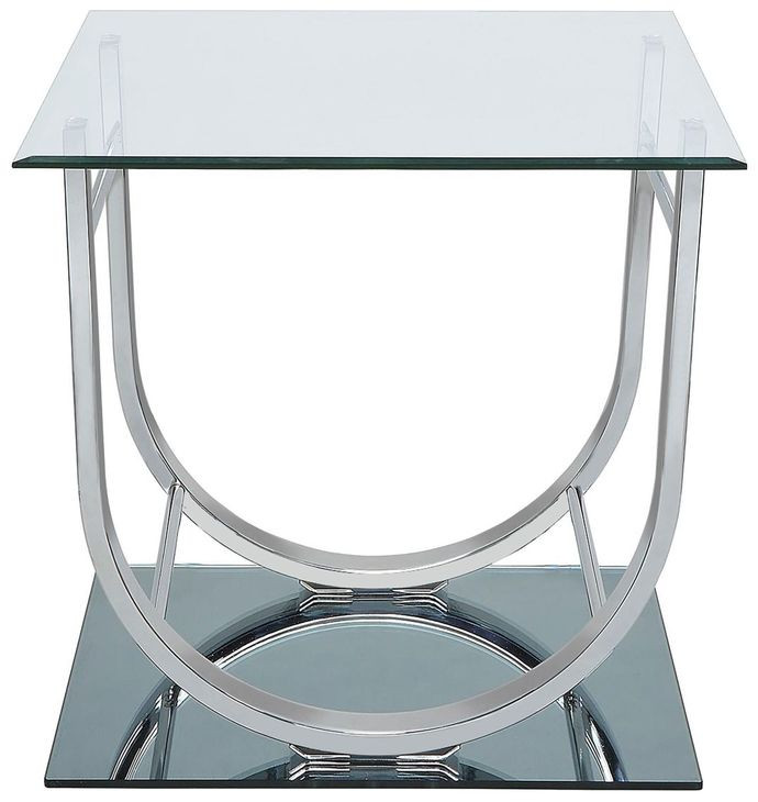 Danville Chrome U Shape End Table 