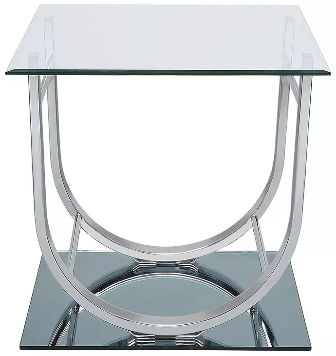 Danville Chrome U Shape End Table 