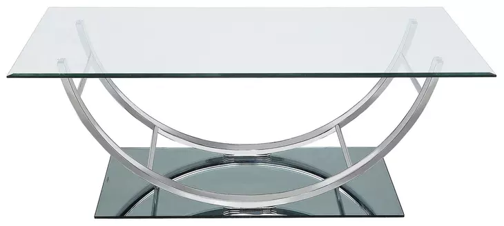 Danville Chrome U Shape Coffee Table 