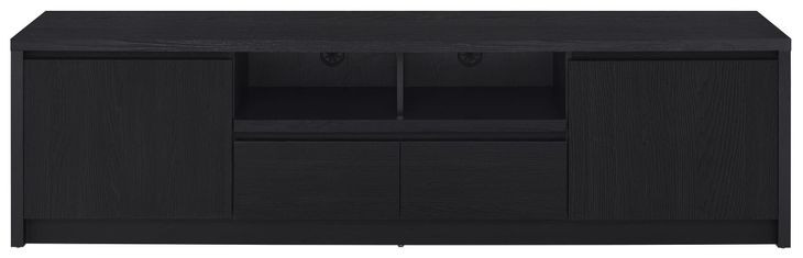 Winfield Black 78" 2 Door TV Stand