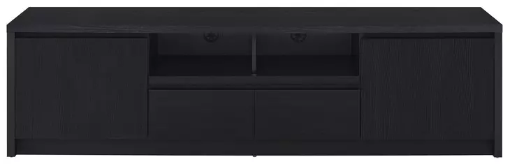 Winfield Black 78" 2 Door TV Stand