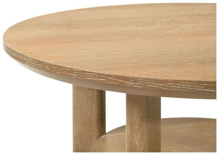 Ottowa Washed Oak Round End Table