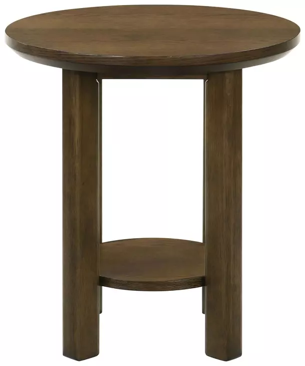 Ottowa Brown Round End Table
