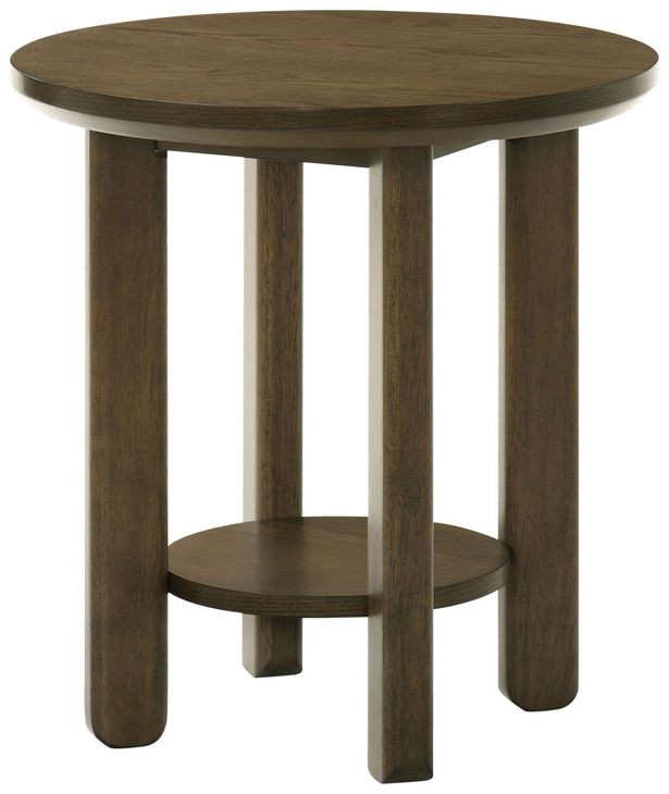 Ottowa Brown Round Occassional Table Set