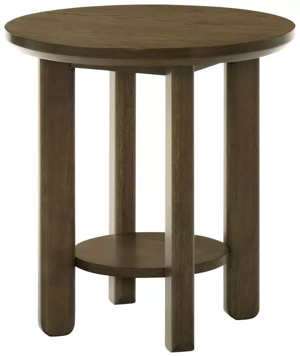 Ottowa Brown Round Occasional Table Set