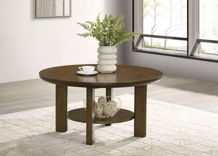 Ottowa Brown Round Occasional Table Set