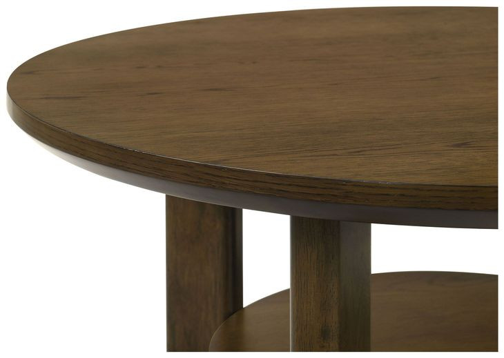 Ottowa Brown Round Cocktail Table