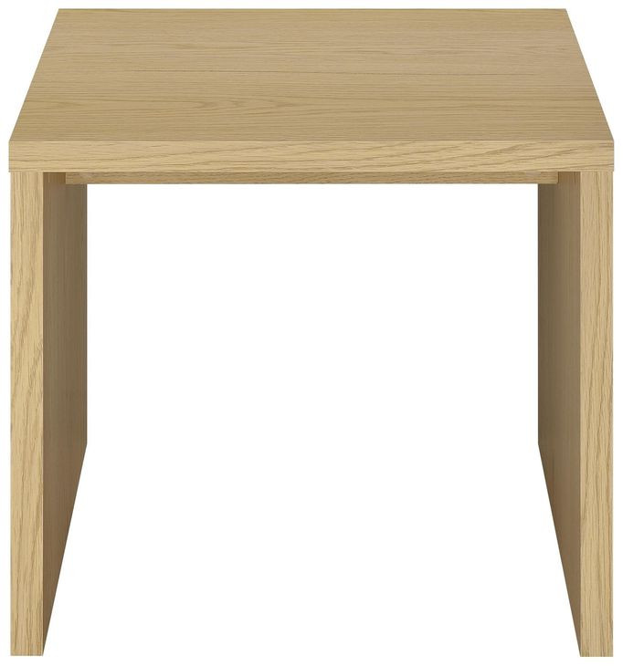 Canoga Light Oak Square End Table