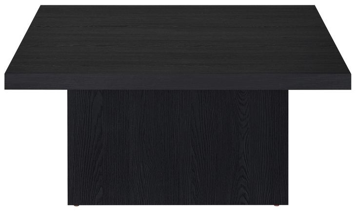 Devar Black Square Cocktail Table